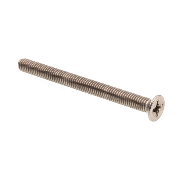 Prime-Line Machine Screw, Metric, Flat Head, Phillip Drive M6-1.0 X 70MM A2-70 Stainless Steel 5PK 9121635 - main